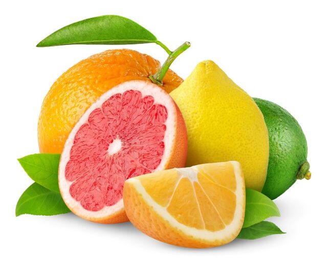 The ascorbic acid contained in citrus fruits improves male sexual activity